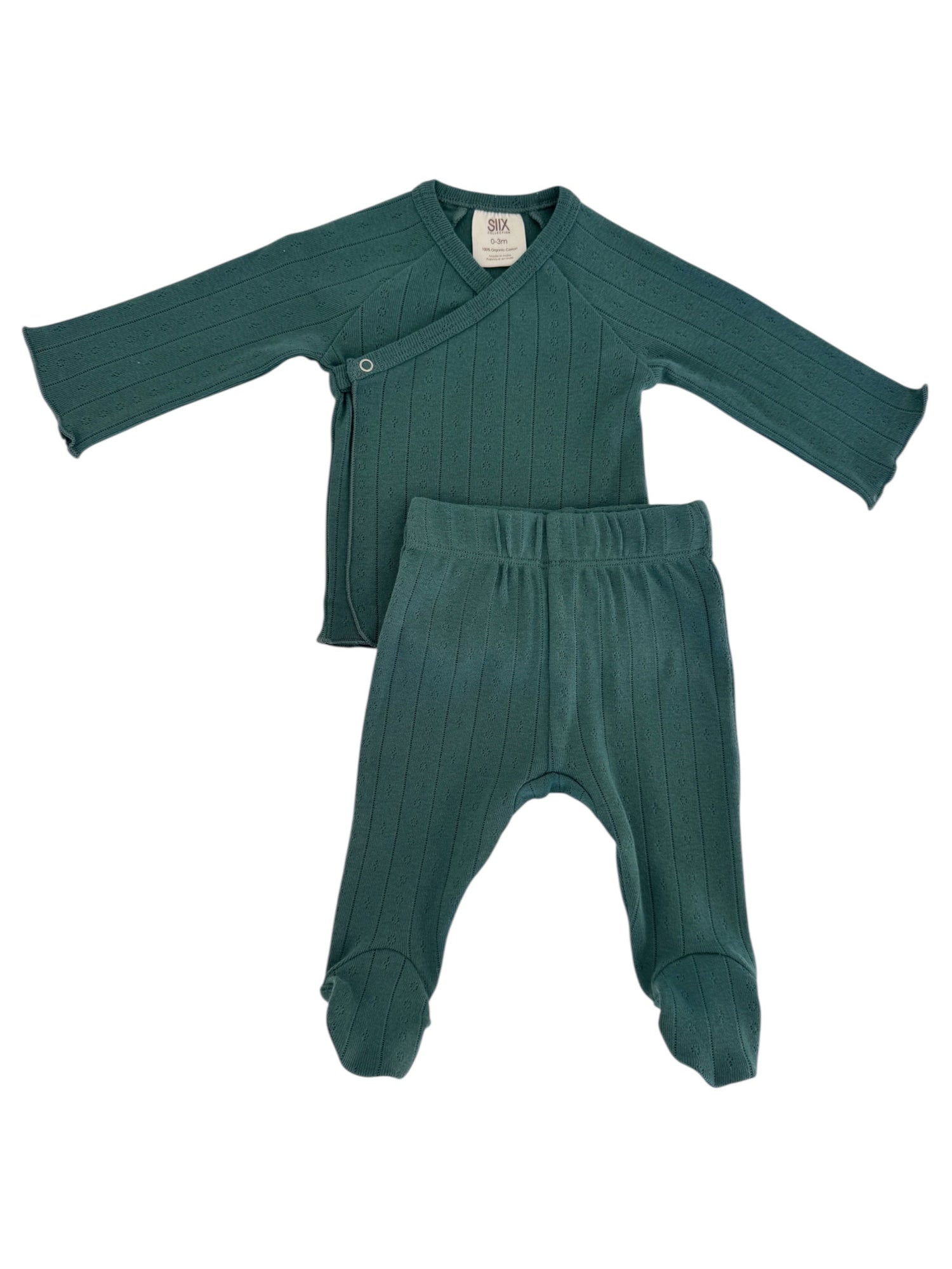 Pine / Organic Pointelle Newborn Set