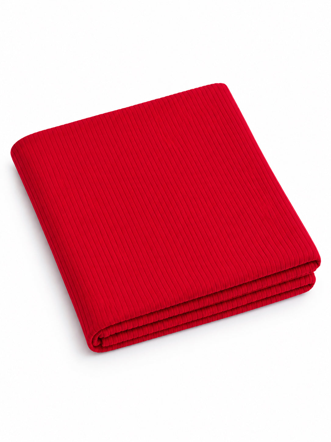 Red / Ribbed Swaddle