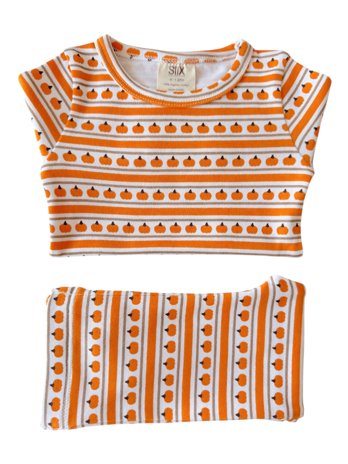 Pumpkin Stripe / Organic 2-Piece Set