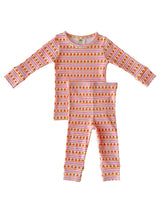 Pumpkin Stripe Pink / Organic 2-Piece Set