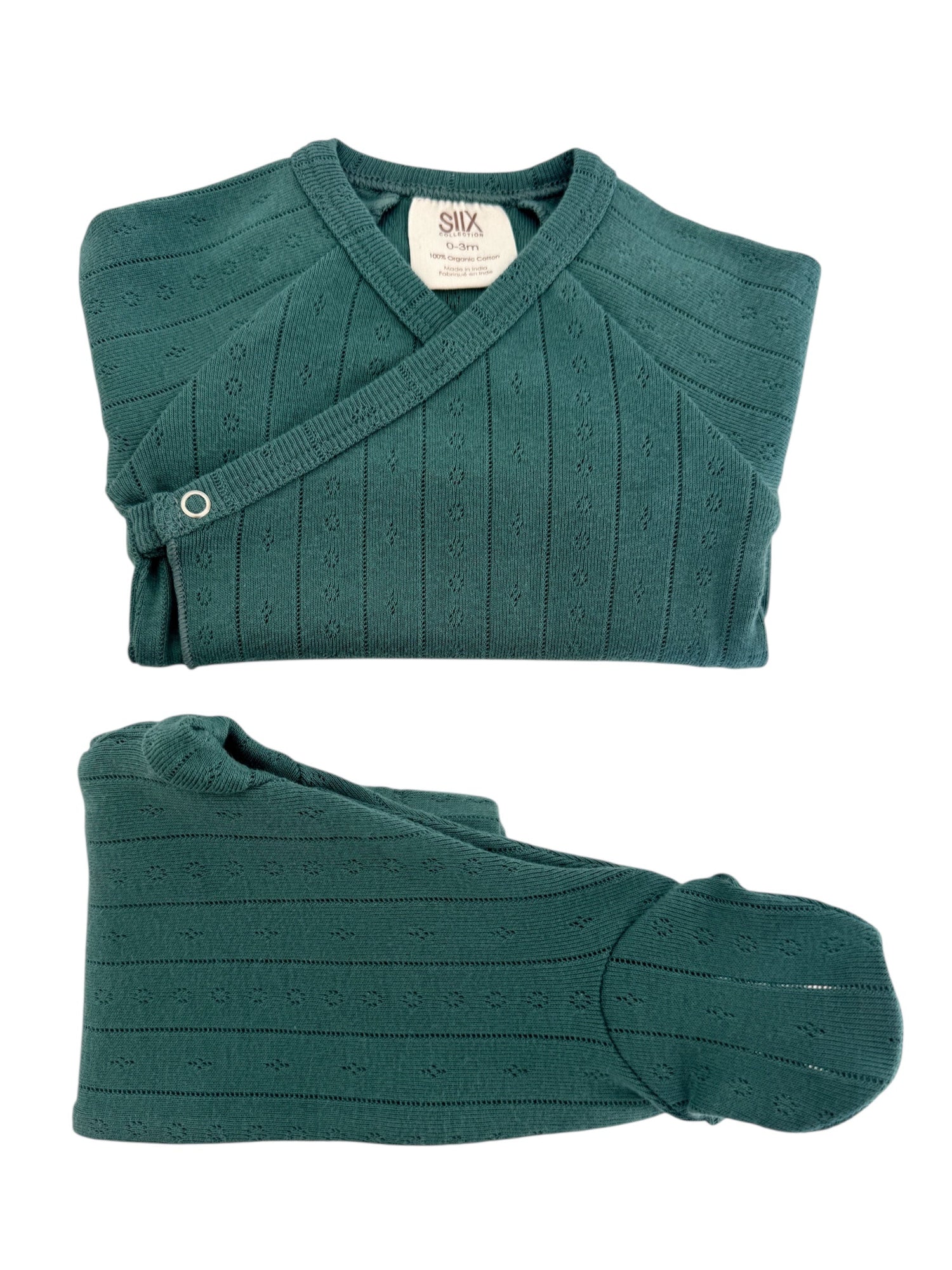 Pine / Organic Pointelle Newborn Set