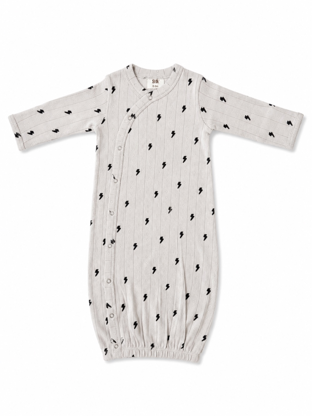 Lightning Bolts / Organic Pointelle Gown