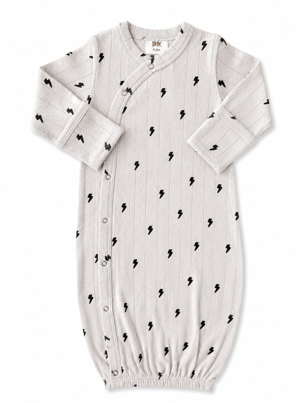Lightning Bolts / Organic Pointelle Gown