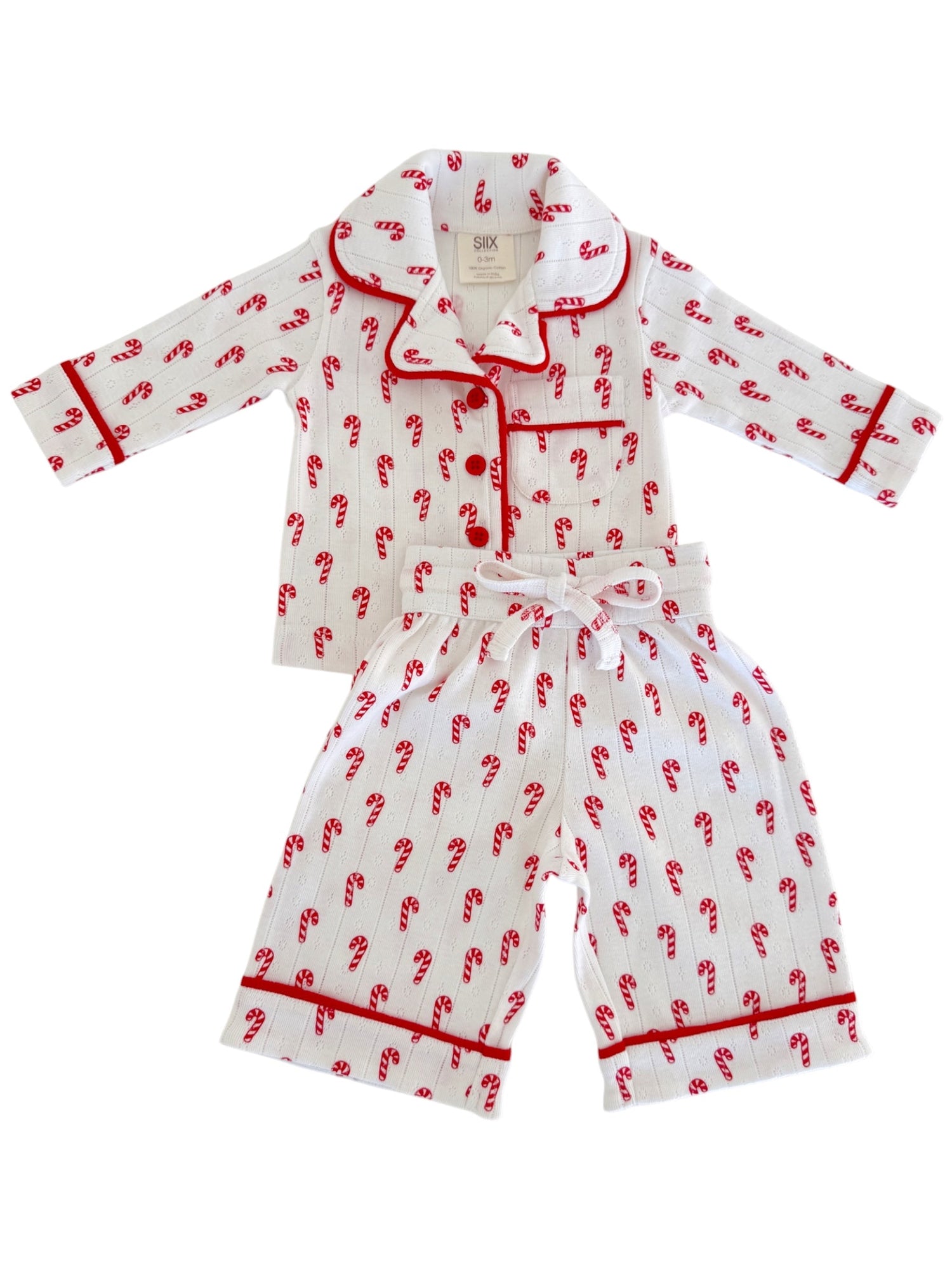 Candy Cane / Organic Pointelle Lounge Set