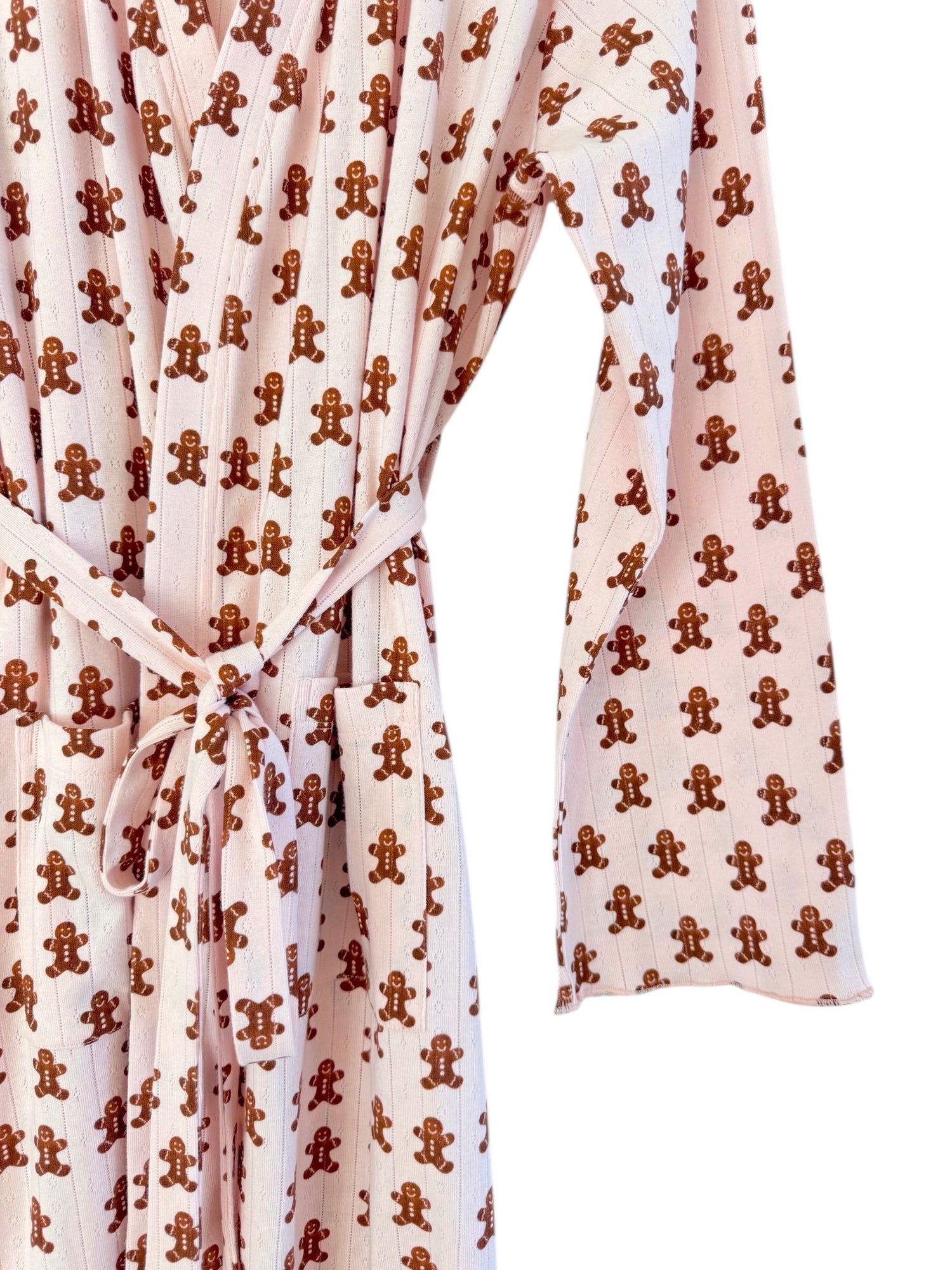 Blush Gingerbread / Organic Pointelle Women's Robe