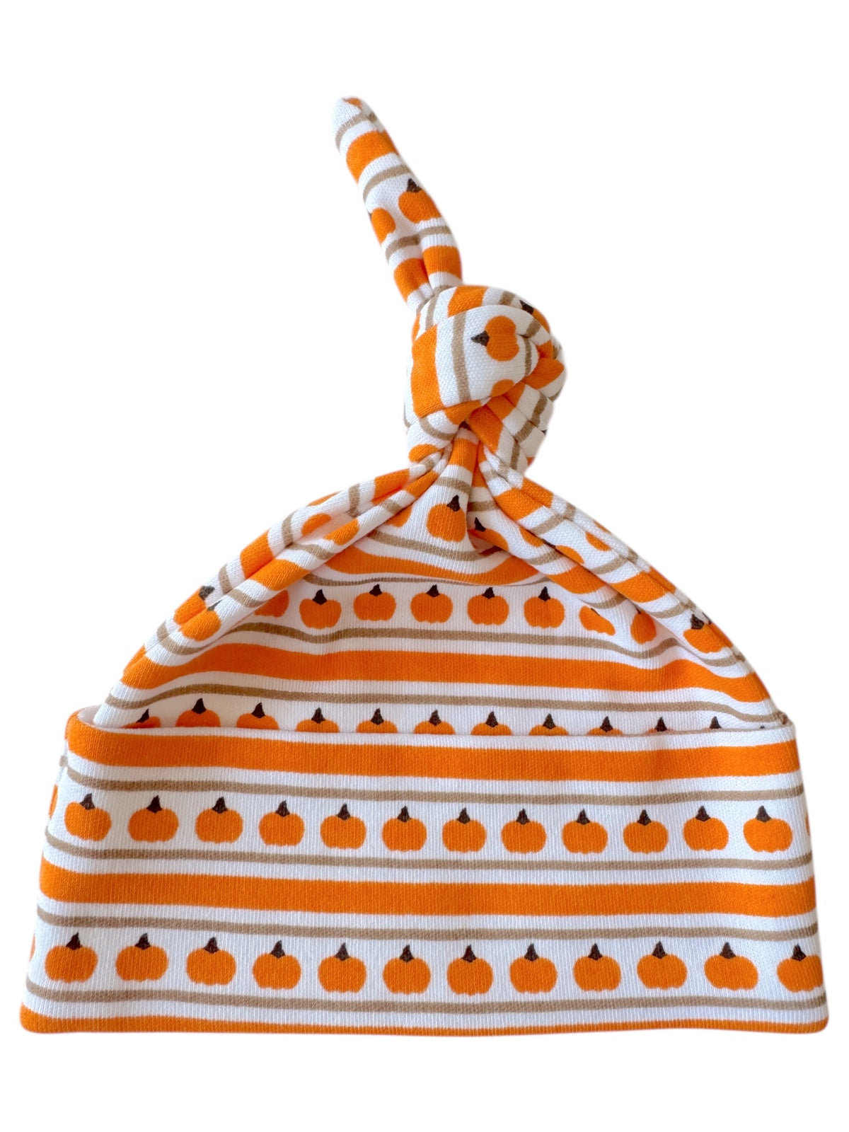 Pumpkin Stripe / Organic Beanie