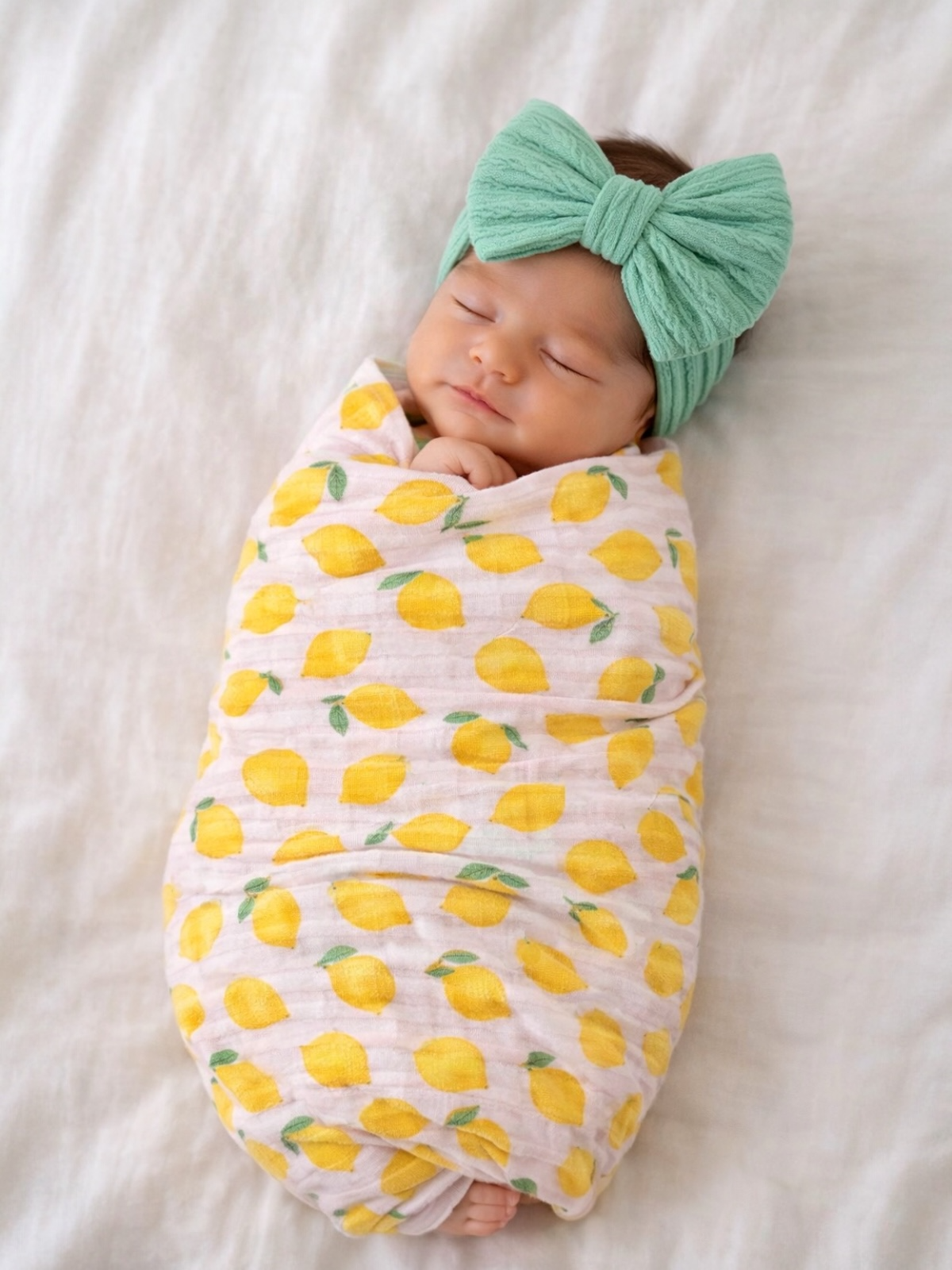 Lemon Sorbet / Muslin Swaddle