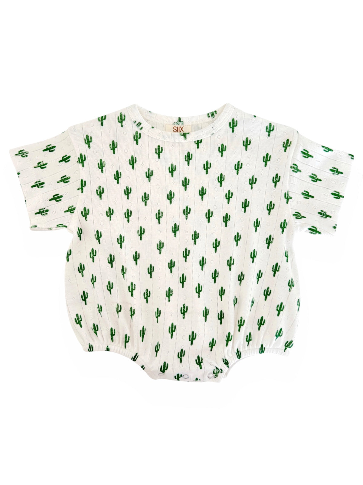 Cactus / Organic Pointelle T-Shirt Bubble