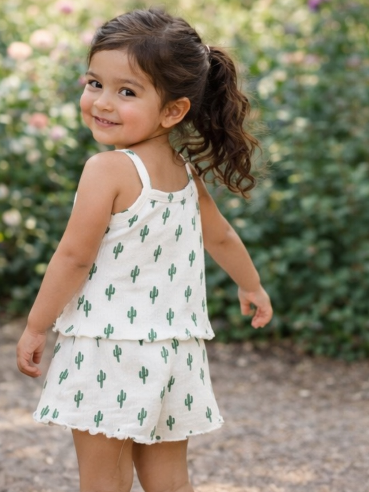 Cactus / Organic Pointelle Summer Set