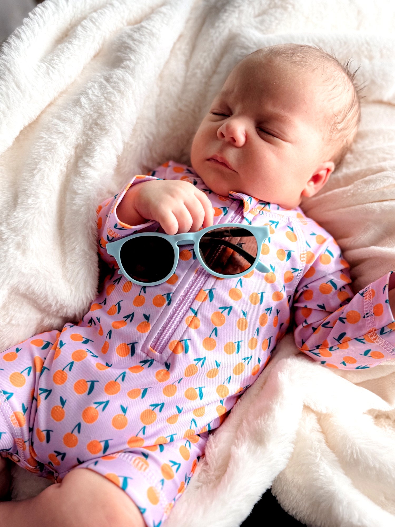 Oranges / Sonny Rashguard Swimsuit / UPF 50+