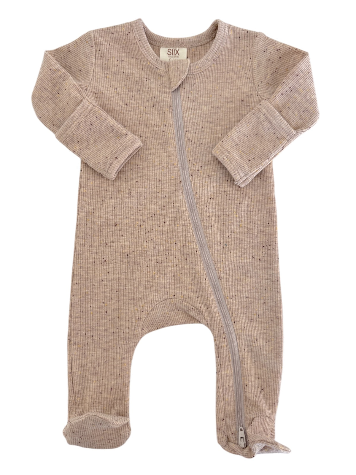 Tan Speckle / 2-Way Zip Footie