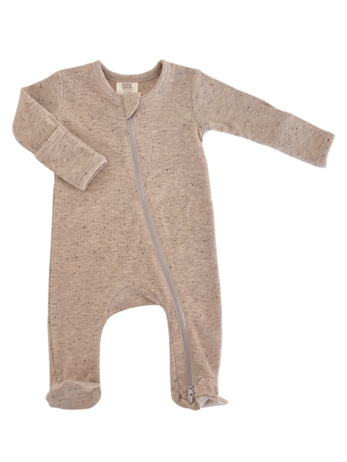Tan Speckle / 2-Way Zip Footie
