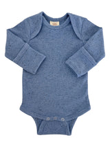 Blue Speckle / Long Sleeve Bodysuit