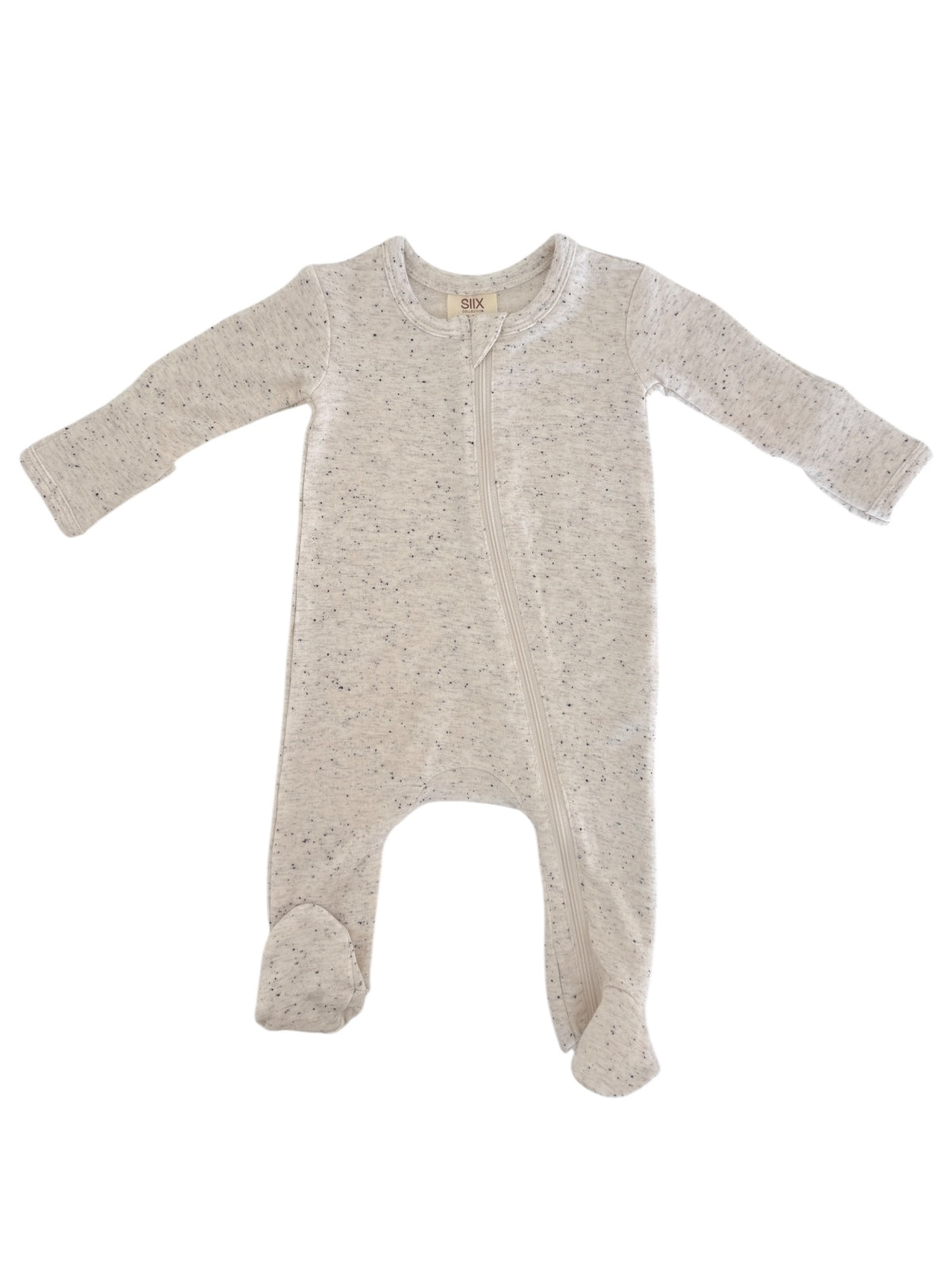 Dove Speckle / 2-Way Zip Footie
