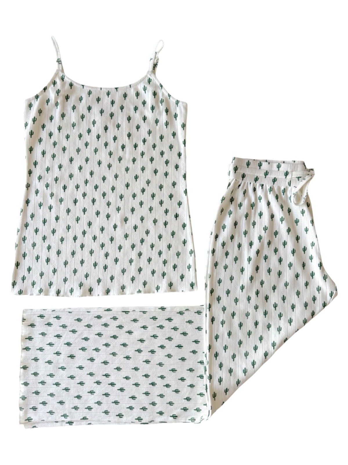 Cactus / Organic Pointelle Women's Cami Lounge Set