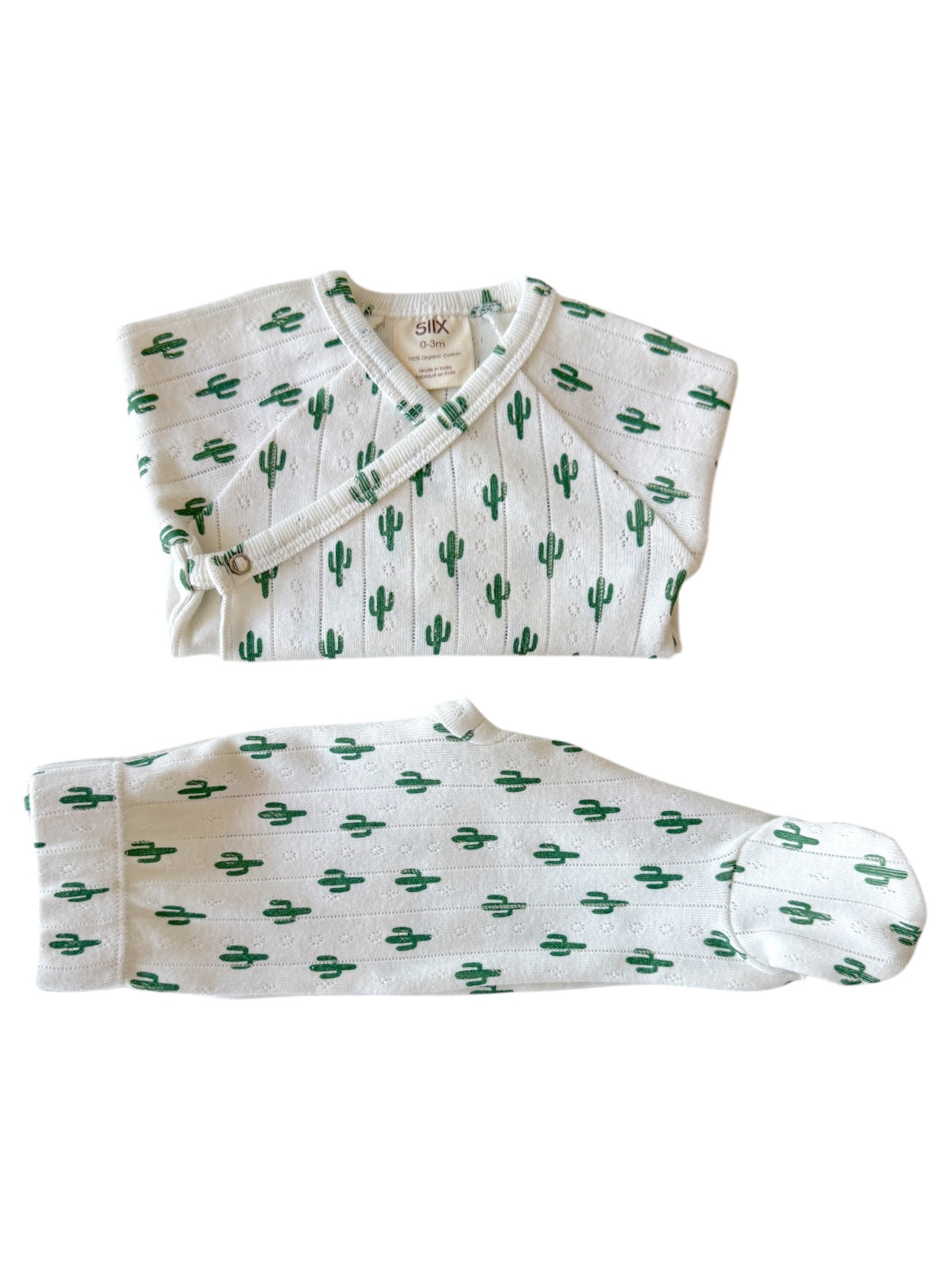 Cactus / Organic Pointelle Newborn Set