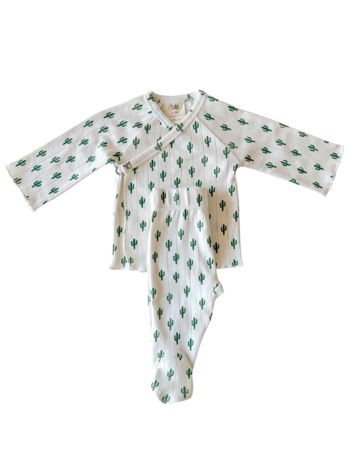 Cactus / Organic Pointelle Newborn Set