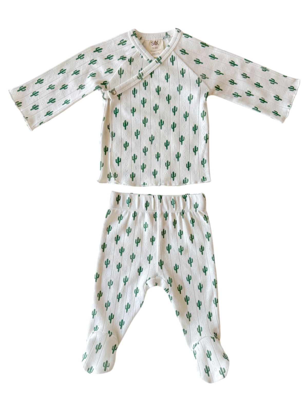 Cactus / Organic Pointelle Newborn Set