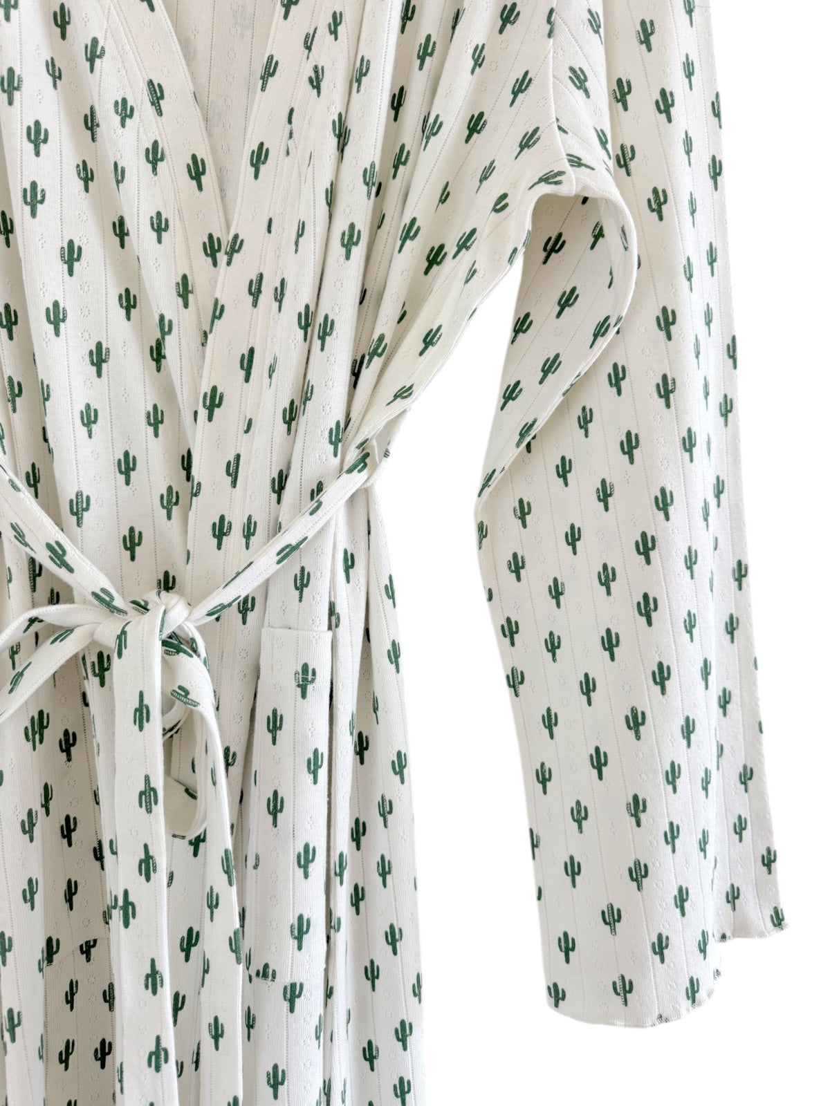 Cactus / Organic Pointelle Women's Robe