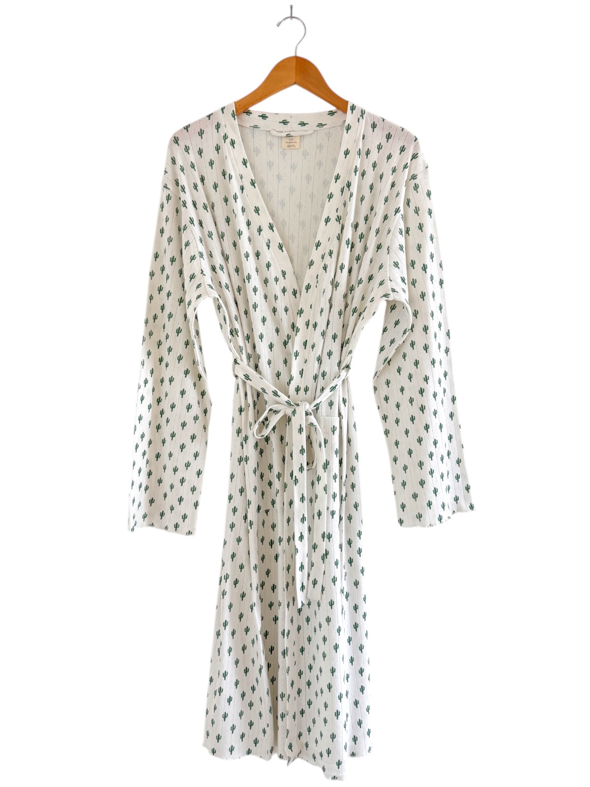Cactus / Organic Pointelle Women's Robe