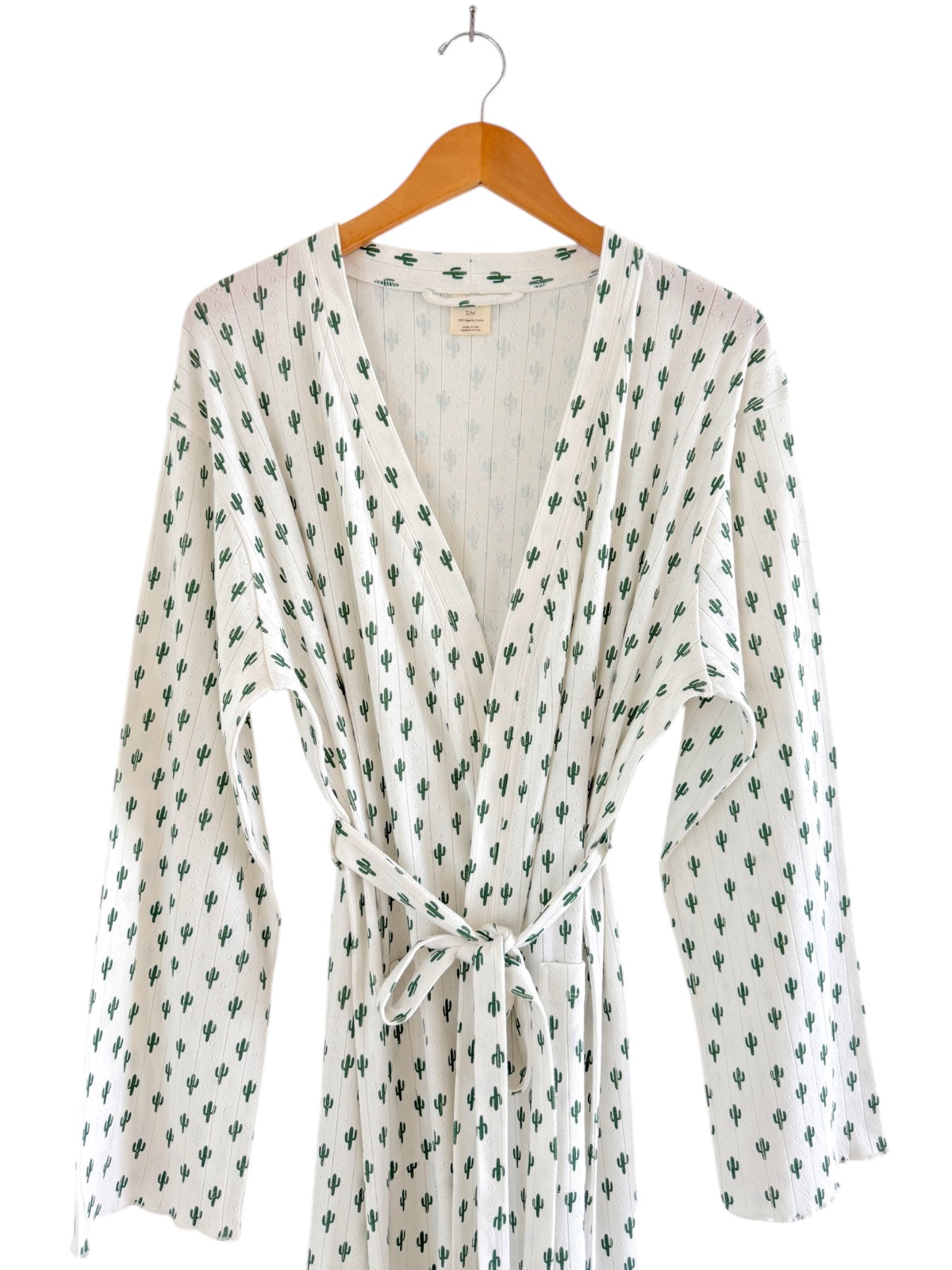 Cactus / Organic Pointelle Women's Robe