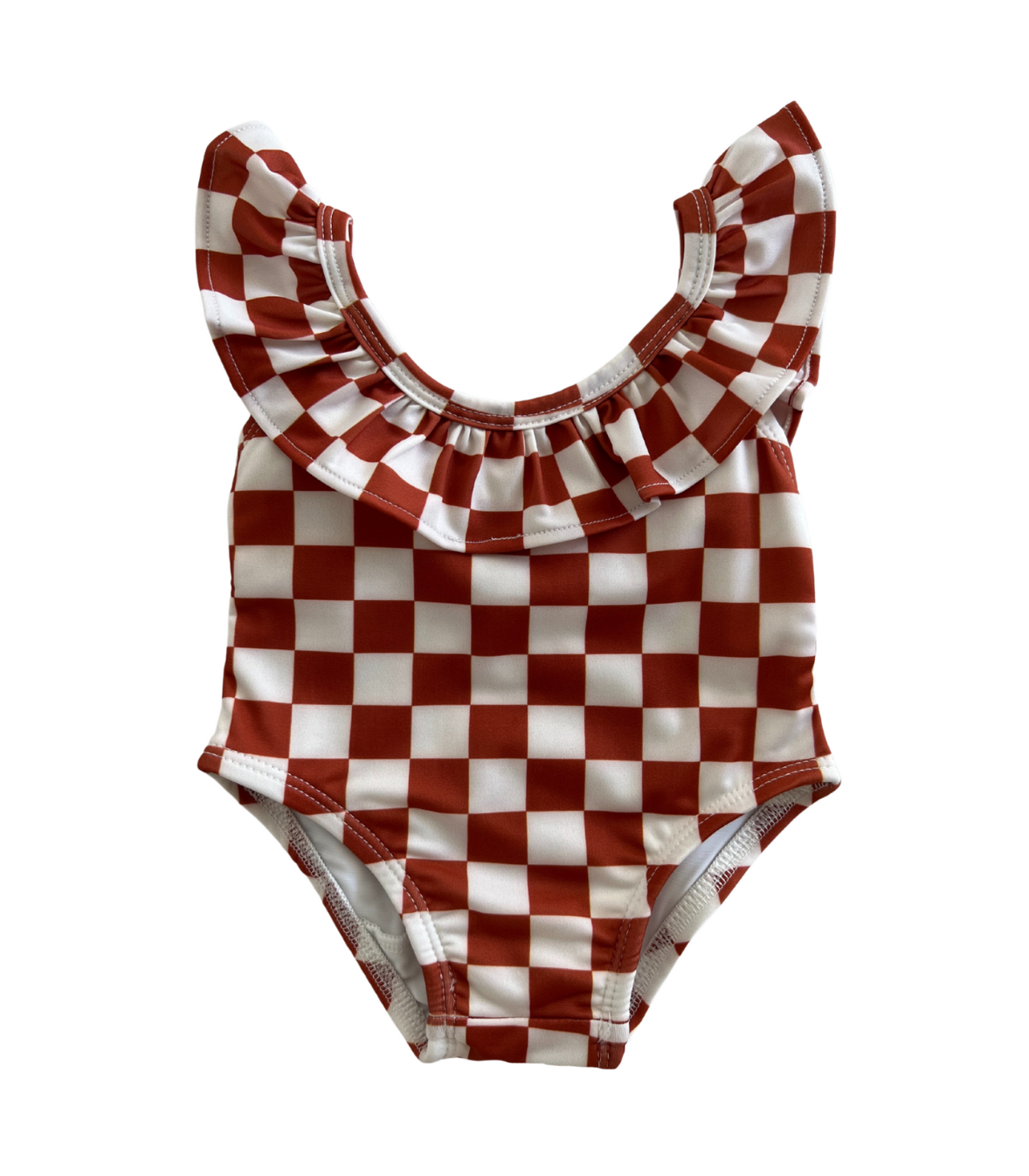 Stracciatella Checkerboard / Isla Swimsuit / UPF 50+