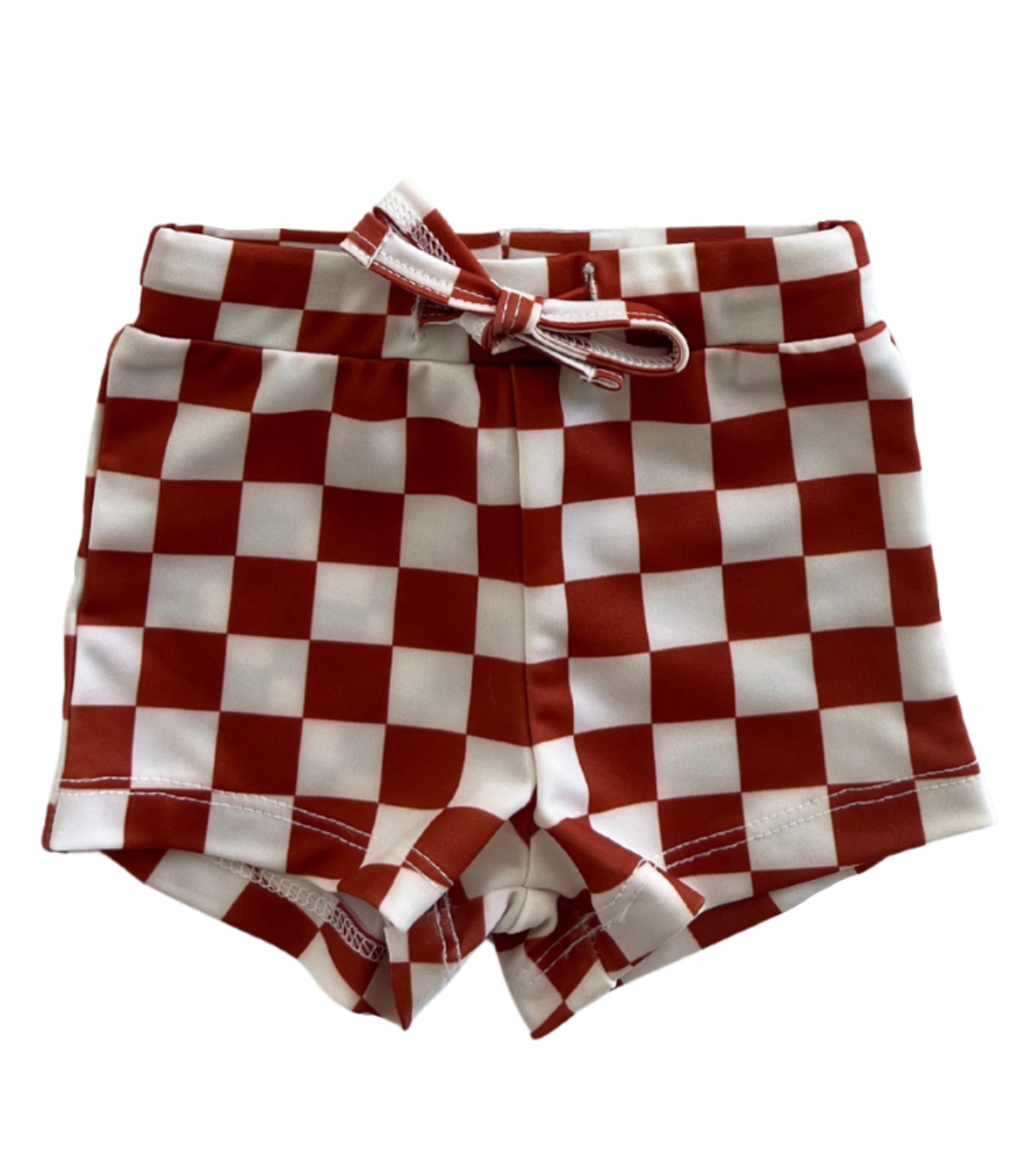 SIIX Collection Tiramisu Checkerboard / Laguna Swim Short / UPF 50+