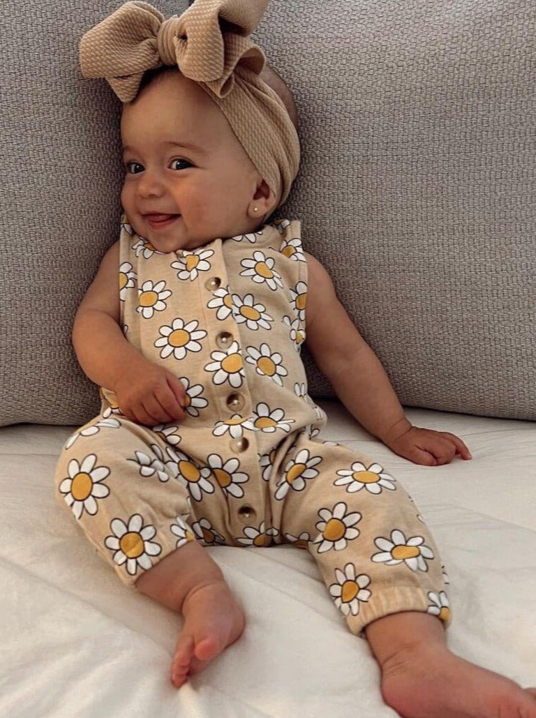 Daisy Pop Biscotti / Organic Bay Jumpsuit
