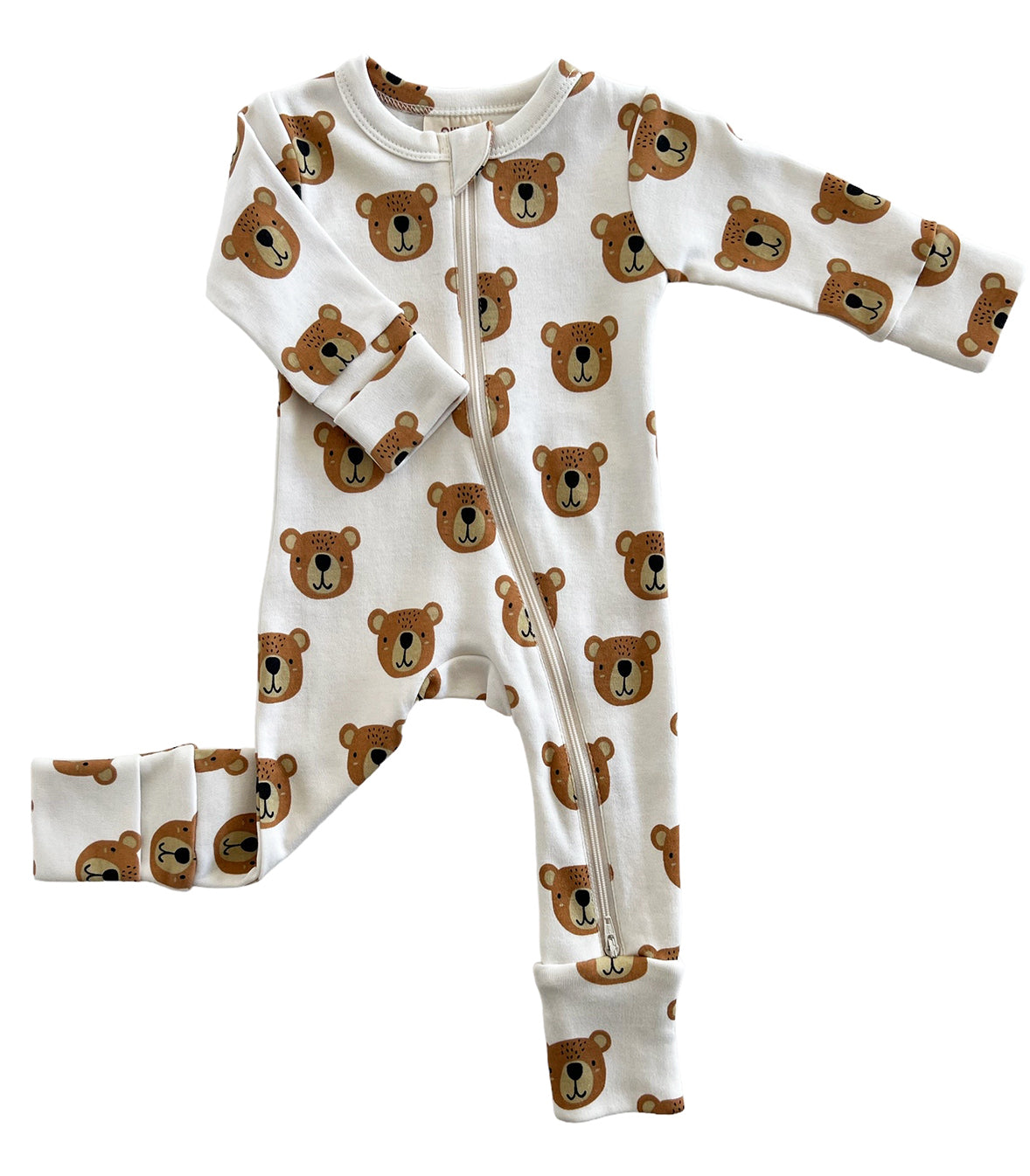 Baby Bear / Organic 2-Way Zip Romper
