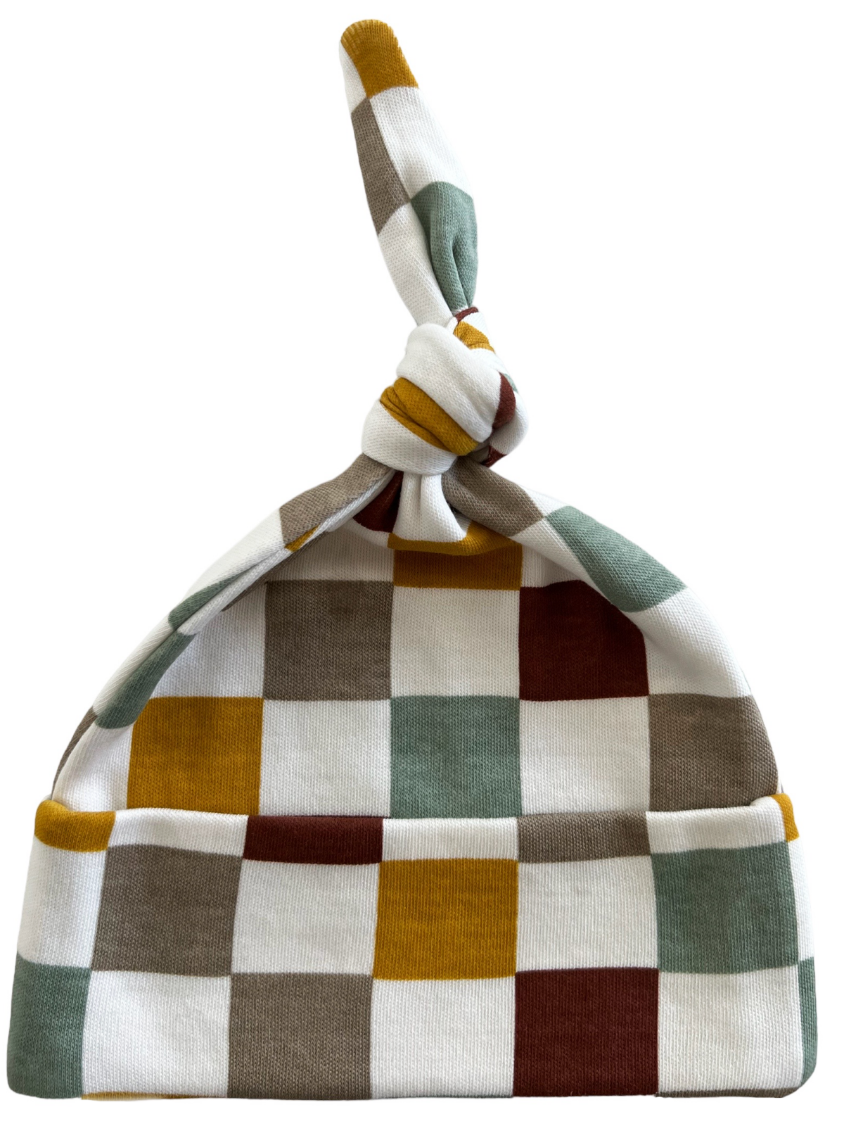 Cannoli Checkerboard / Organic Beanie