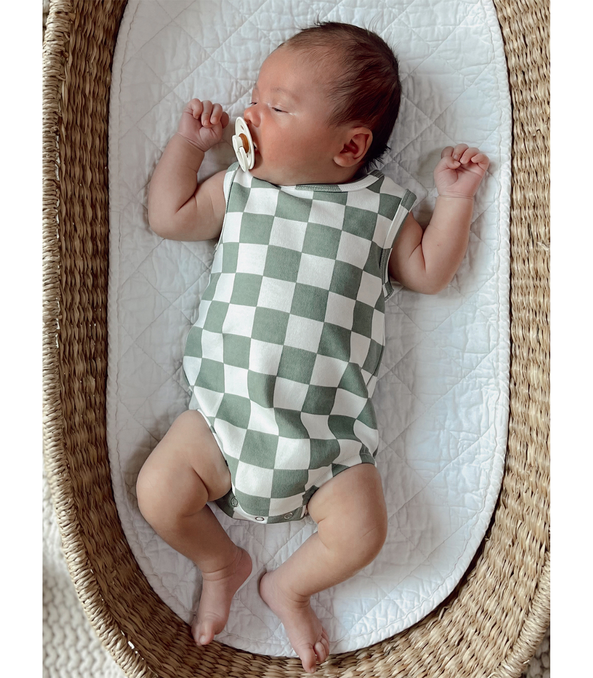 Matcha Milkshake Checkerboard / Organic Dune Bubble