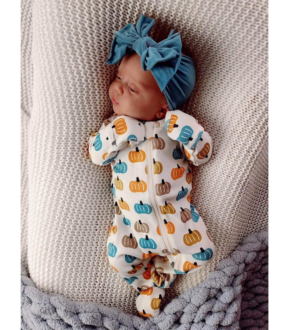 Pumpkin Patch / Organic Zip Footie