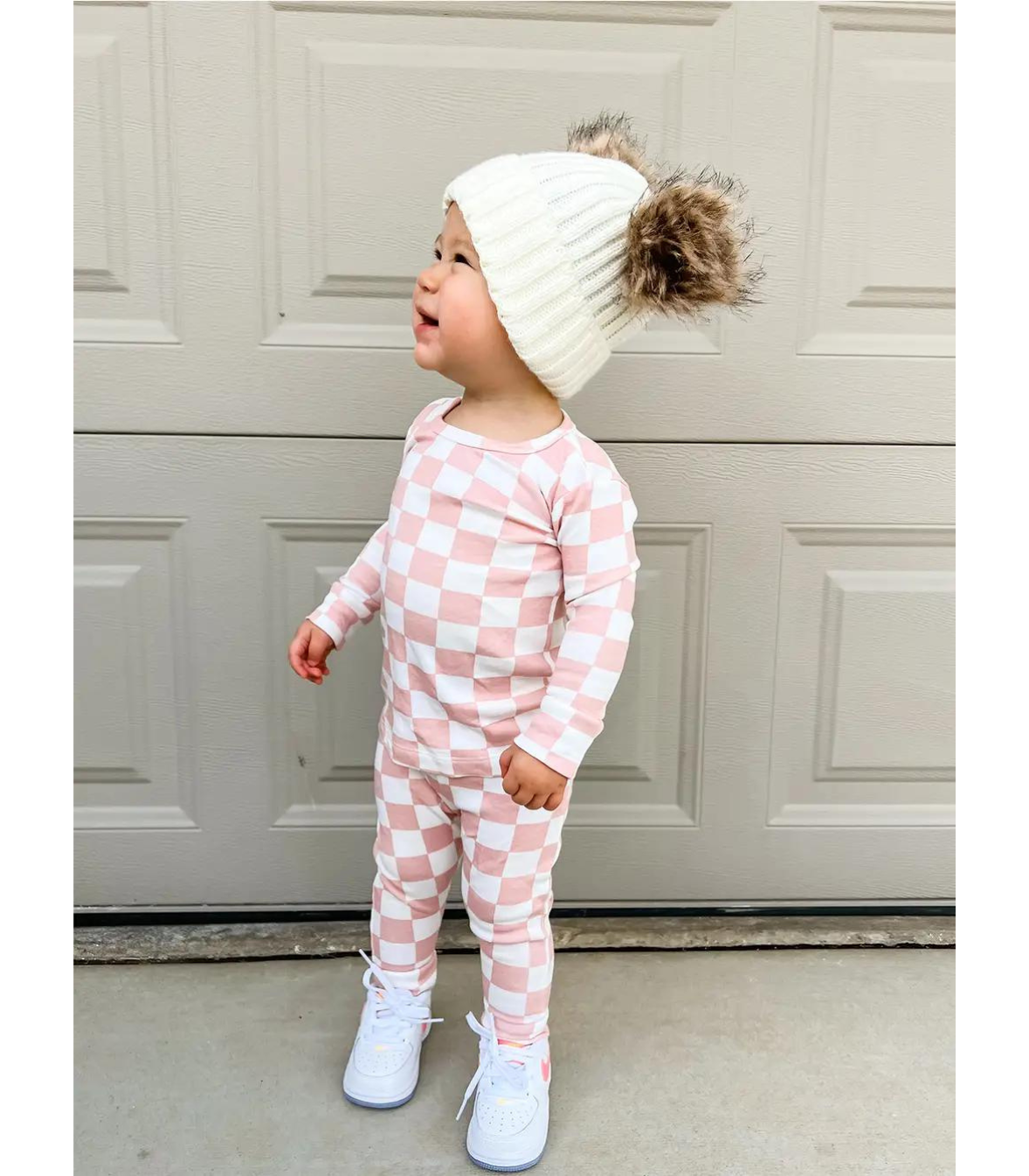 Strawberry Shortcake Checkerboard / Organic 2-Piece Set