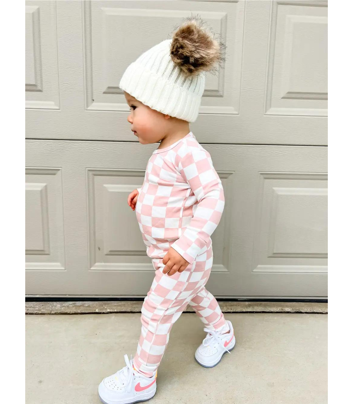 Strawberry Shortcake Checkerboard / Organic 2-Piece Set