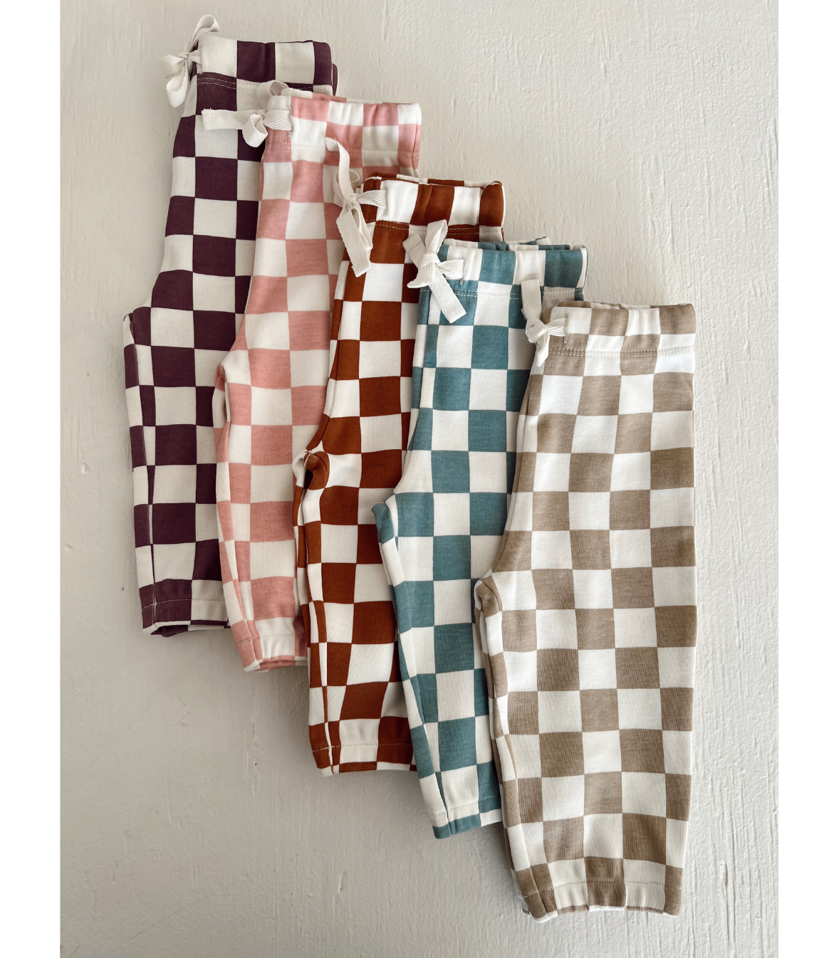 Strawberry Shortcake Checkerboard / Organic Mode Top + Pant Set