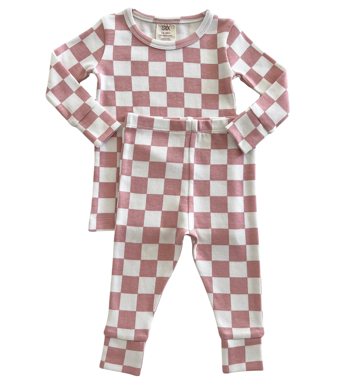 Strawberry Shortcake Checkerboard / Organic 2-Piece Set
