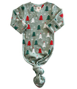 Christmas Trees / Organic Kimono Knot Gown