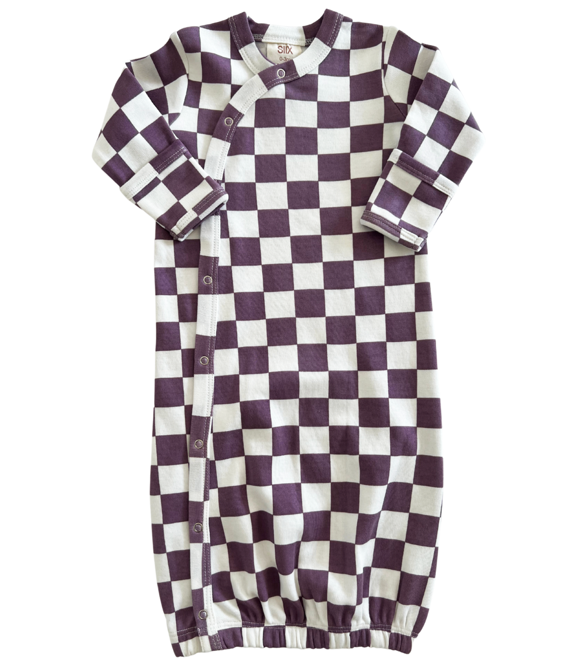 Berry Cheesecake Checkerboard / Organic Gown