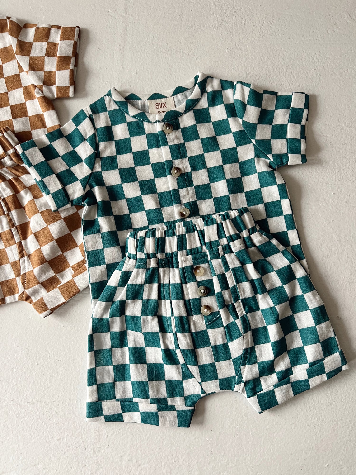 Pacific Checkerboard / Organic Finley Set