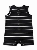 Black/White Stripe / Ribbed Shortie