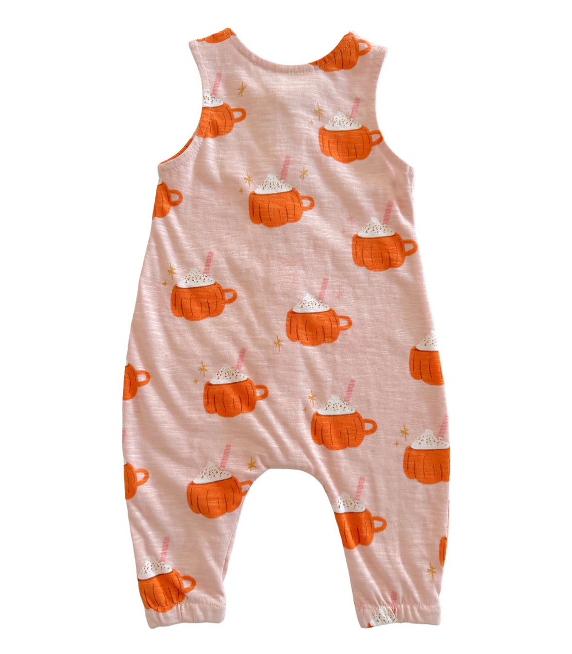 Pumpkin Mug Pink / Organic Bay Jumpsuit