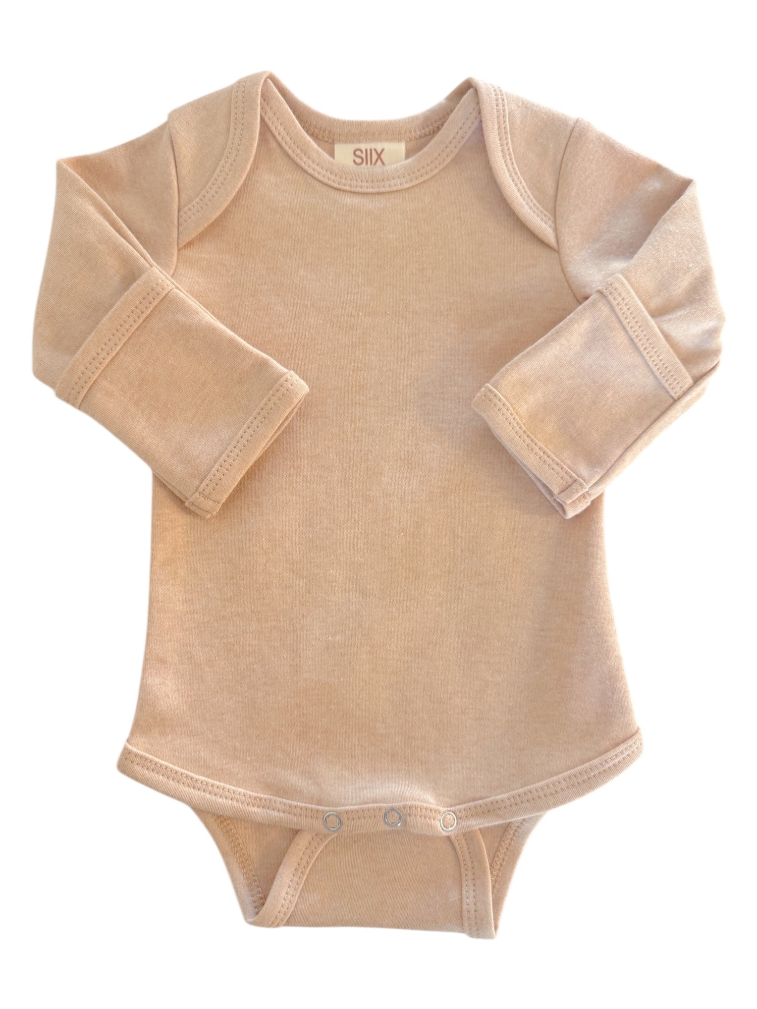 Biscuit / Organic Long Sleeve Bodysuit
