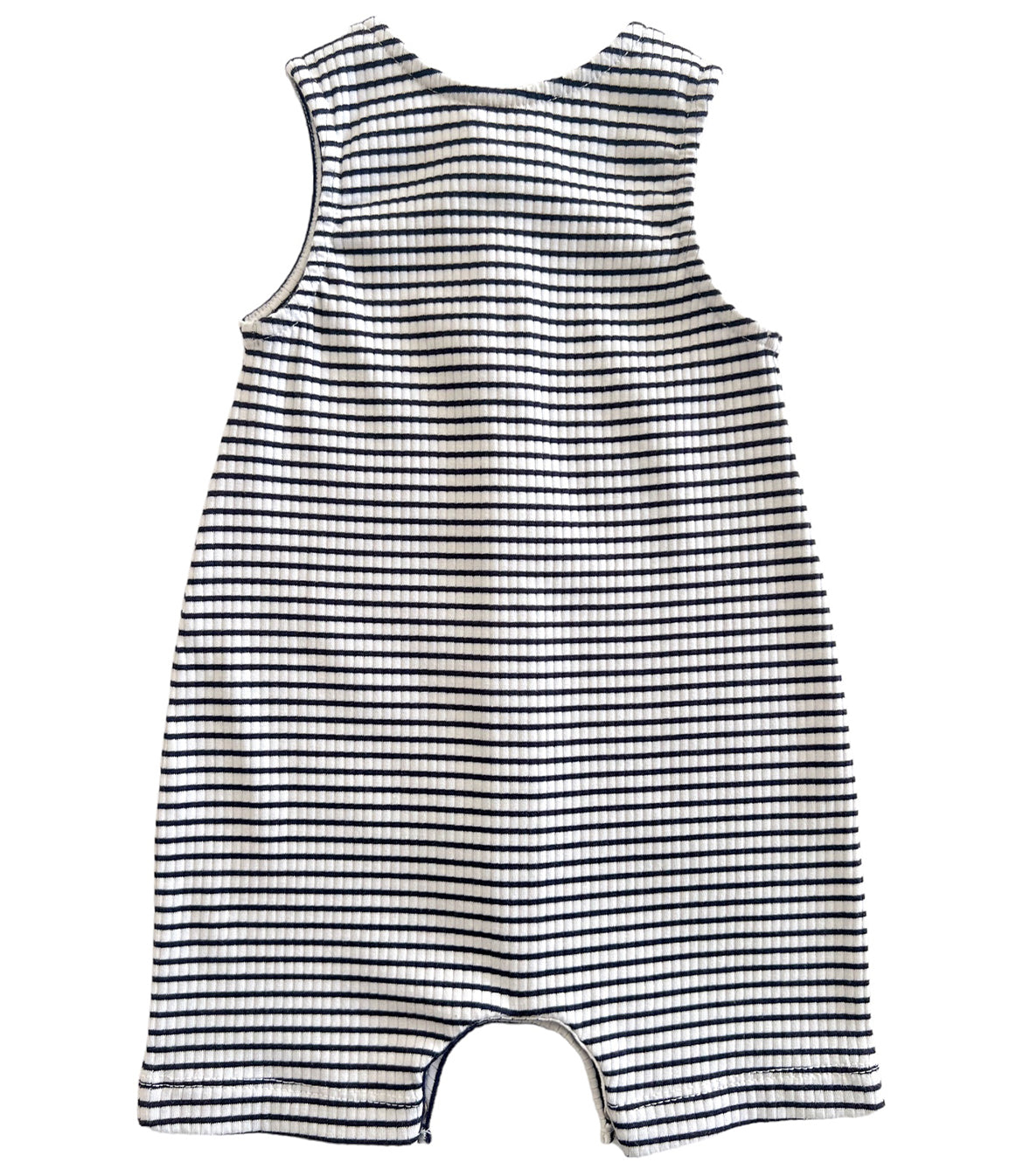 Black Stripe / Organic Ribbed Bay Shortie