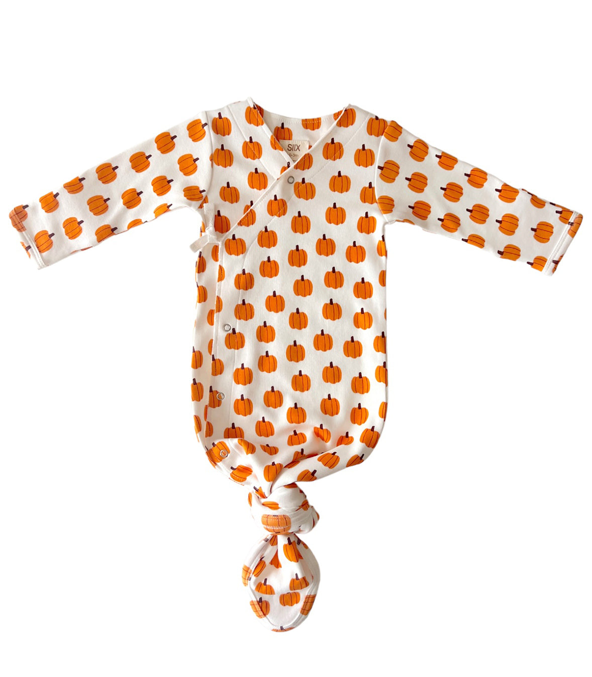 Pumpkin / Organic Kimono Knot Gown