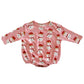 Snowman Pink / Organic Long Sleeve T-Shirt Bubble