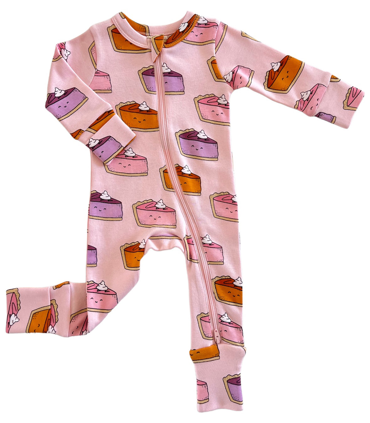 Pumpkin Pie / Organic 2-Way Zip Romper