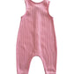 Pink / Organic Ribbed Bay Jumpsuit