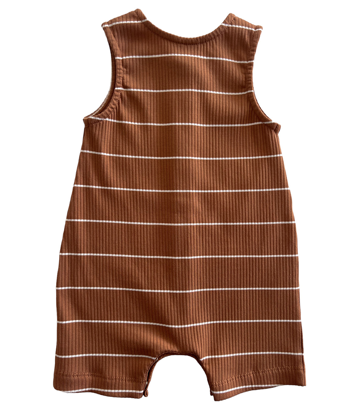 Saddle Stripe / Organic Ribbed Bay Shortie