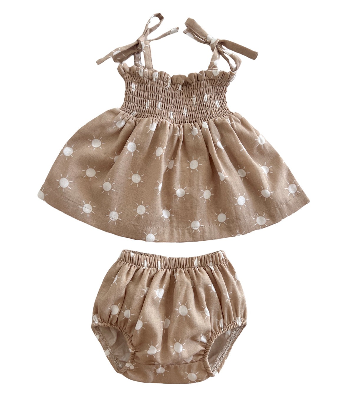 Sand Sun / Organic Smocked Set