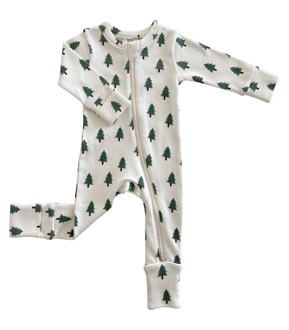 Trees / Organic 2-Way Zip Romper